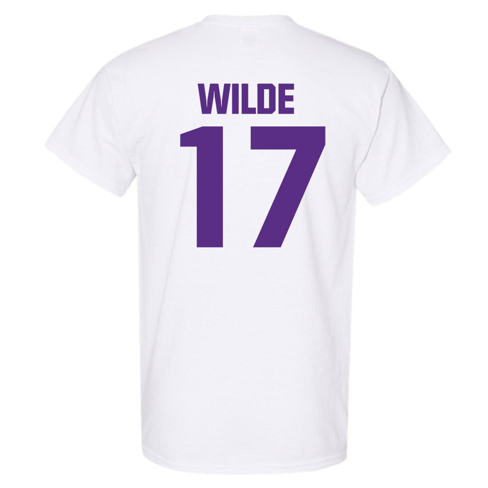 Northwestern - NCAA Football : Griffin Wilde - Sports Shersey T-Shirt-1