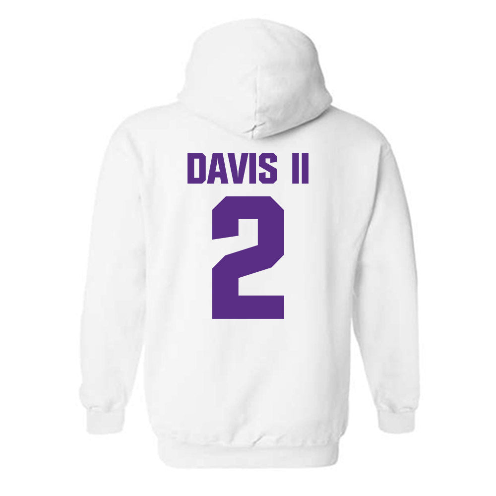 Northwestern - NCAA Football : Fred Davis II - Sports Shersey Hooded Sweatshirt-1