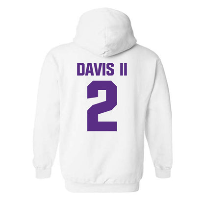 Northwestern - NCAA Football : Fred Davis II - Sports Shersey Hooded Sweatshirt-1