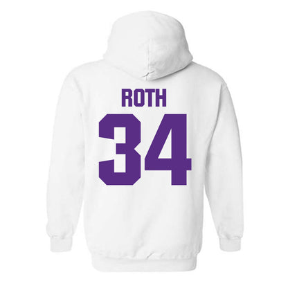 Northwestern - NCAA Football : Payton Roth - Sports Shersey Hooded Sweatshirt-1