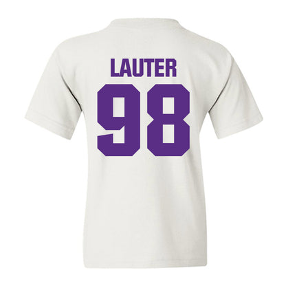 Northwestern - NCAA Football : Landon Lauter - Sports Shersey Youth T-Shirt-1