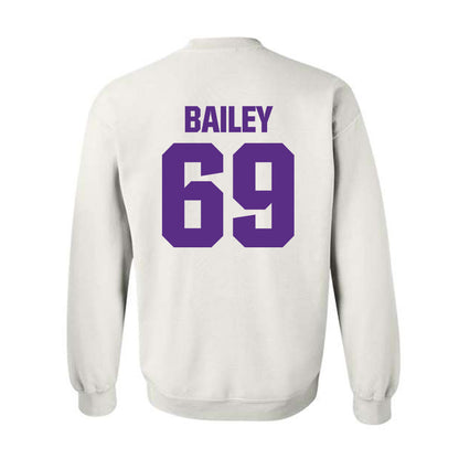 Northwestern - NCAA Football : Jack Bailey - Sports Shersey Crewneck Sweatshirt