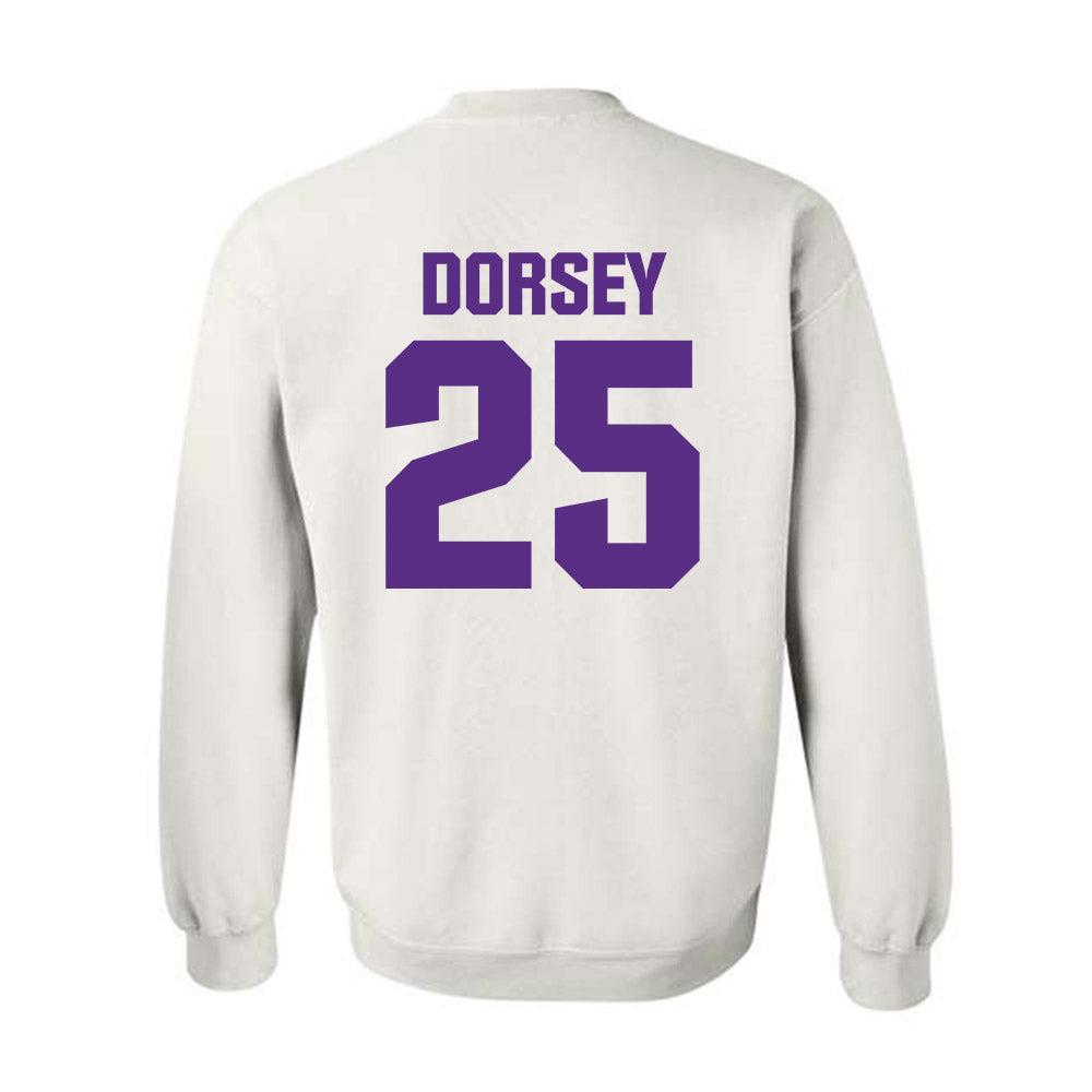 Northwestern - NCAA Football : Marquet Dorsey - Sports Shersey Crewneck Sweatshirt-1