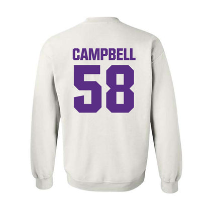 Northwestern - NCAA Football : Nathaniel Campbell - Sports Shersey Crewneck Sweatshirt-1