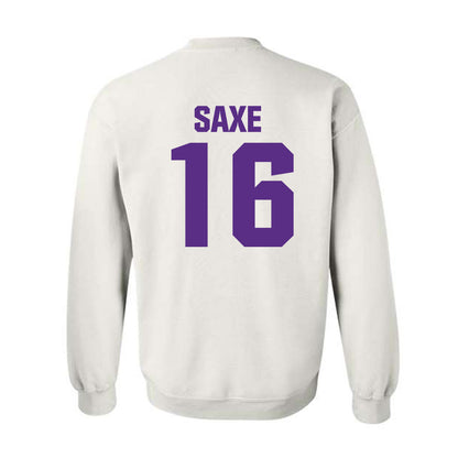 Northwestern - NCAA Football : Brennan Saxe - Sports Shersey Crewneck Sweatshirt-1