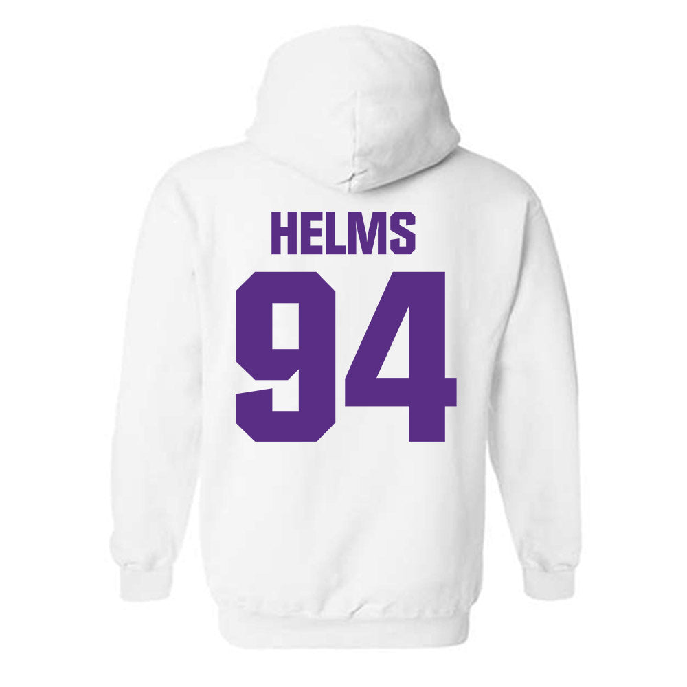 Northwestern - NCAA Football : Henry Helms - Sports Shersey Hooded Sweatshirt