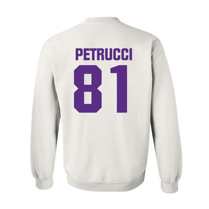 Northwestern - NCAA Football : Christopher Petrucci - Sports Shersey Crewneck Sweatshirt