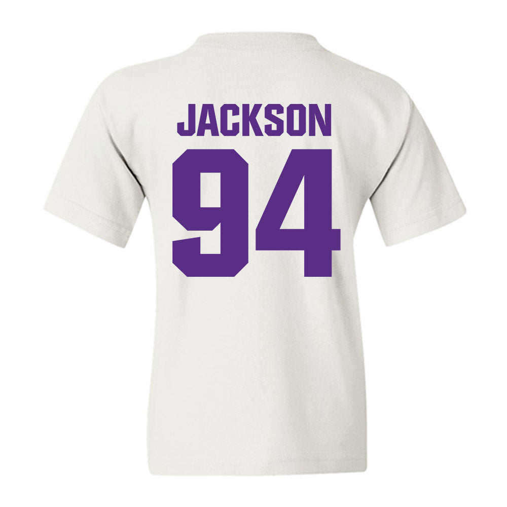 Northwestern - NCAA Football : Miguel Jackson - Sports Shersey Youth T-Shirt-1