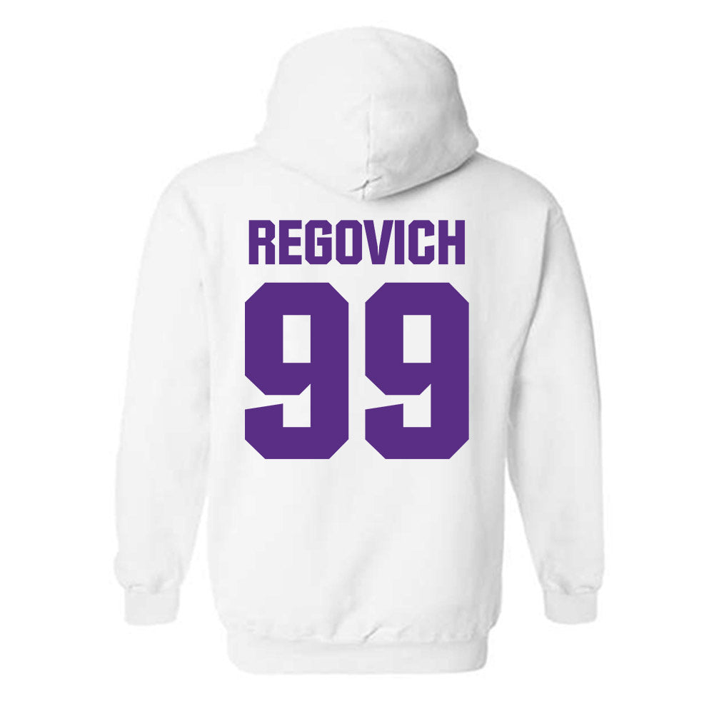 Northwestern - NCAA Football : Troy Regovich - Sports Shersey Hooded Sweatshirt-1