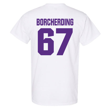 Northwestern - NCAA Football : Jace Borcherding - Sports Shersey T-Shirt-1