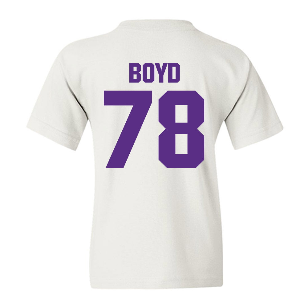 Northwestern - NCAA Football : Trey Boyd - Sports Shersey Youth T-Shirt-1