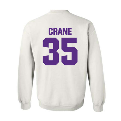 Northwestern - NCAA Football : Tate Crane - Sports Shersey Crewneck Sweatshirt-1