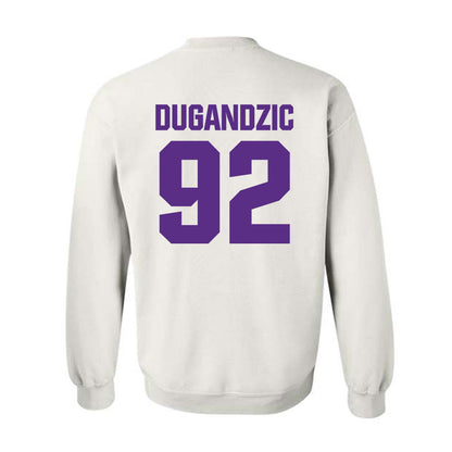 Northwestern - NCAA Football : Nikola Dugandzic - Sports Shersey Crewneck Sweatshirt-1