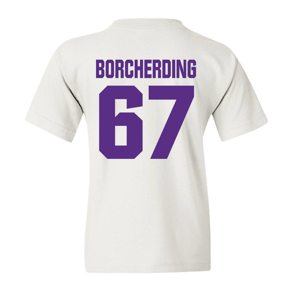 Northwestern - NCAA Football : Jace Borcherding - Sports Shersey Youth T-Shirt-1