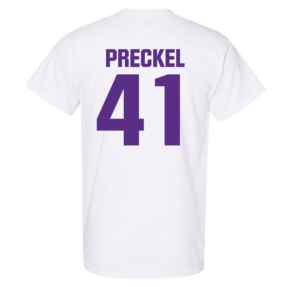 Northwestern - NCAA Football : Robby Preckel - Sports Shersey T-Shirt-1