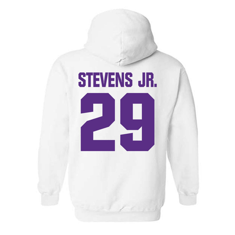 Northwestern - NCAA Football : JonJon Stevens Jr. - Sports Shersey Hooded Sweatshirt-1