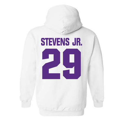Northwestern - NCAA Football : JonJon Stevens Jr. - Sports Shersey Hooded Sweatshirt-1