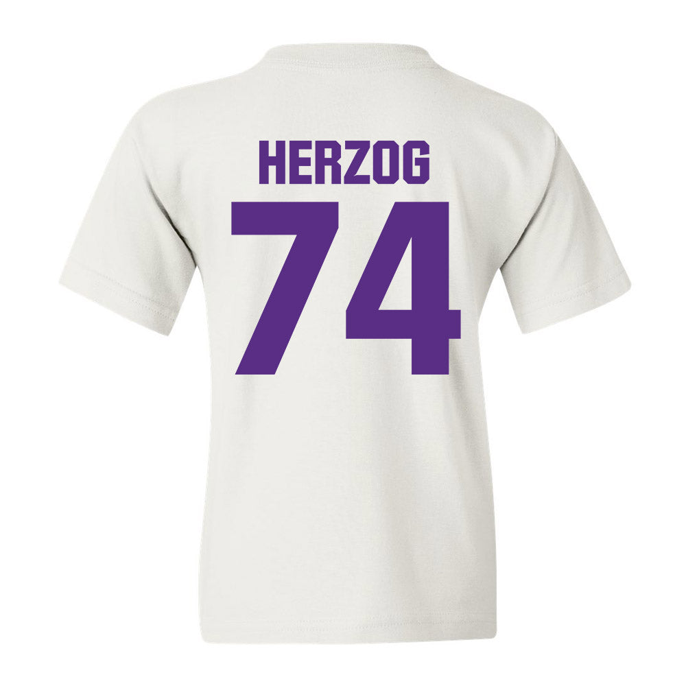 Northwestern - NCAA Football : Nicholas Herzog - Sports Shersey Youth T-Shirt