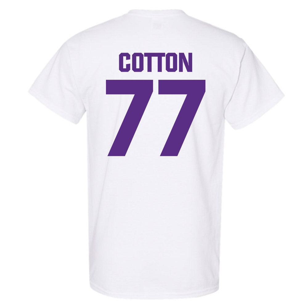 Northwestern - NCAA Football : Idrys Cotton - Sports Shersey T-Shirt-1