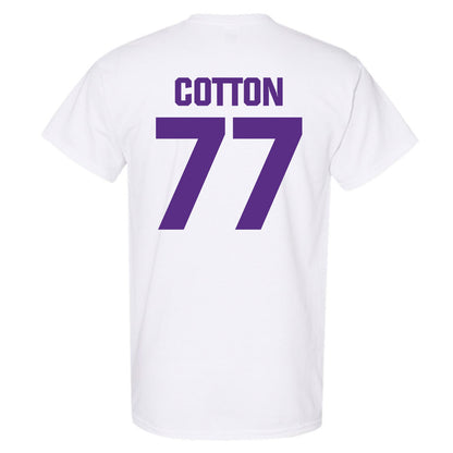 Northwestern - NCAA Football : Idrys Cotton - Sports Shersey T-Shirt-1