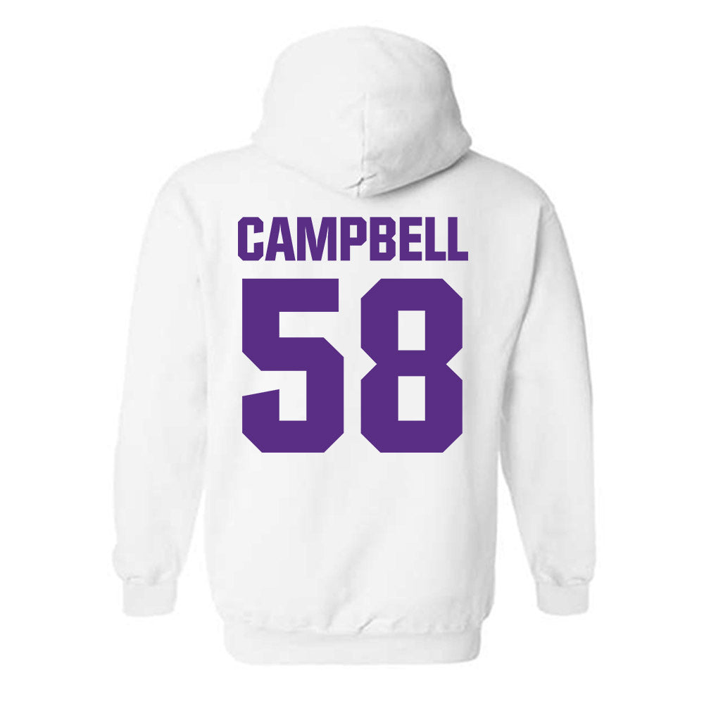 Northwestern - NCAA Football : Nathaniel Campbell - Sports Shersey Hooded Sweatshirt-1