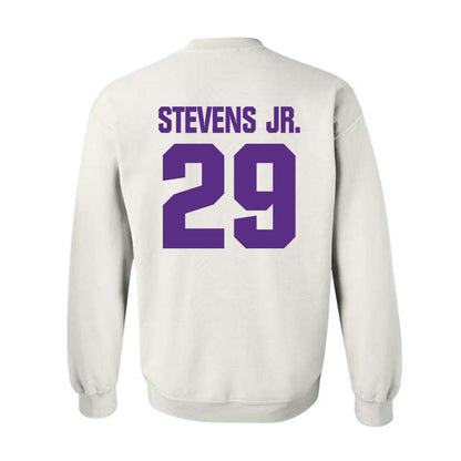 Northwestern - NCAA Football : JonJon Stevens Jr. - Sports Shersey Crewneck Sweatshirt-1