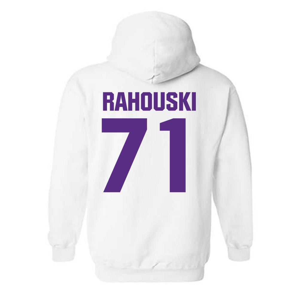Northwestern - NCAA Football : Dennis Rahouski - Sports Shersey Hooded Sweatshirt-1