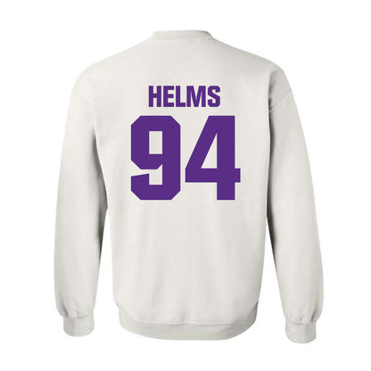 Northwestern - NCAA Football : Henry Helms - Sports Shersey Crewneck Sweatshirt