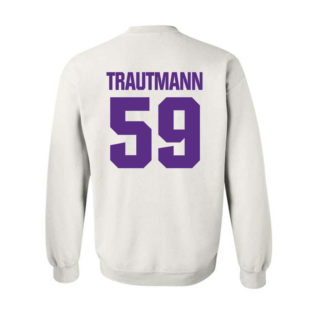 Northwestern - NCAA Football : Jack Trautmann - Sports Shersey Crewneck Sweatshirt