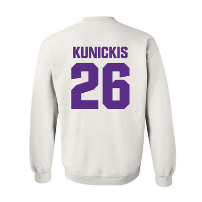 Northwestern - NCAA Football : Albert Kunickis - Sports Shersey Crewneck Sweatshirt-1