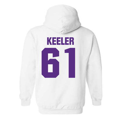 Northwestern - NCAA Football : Matt Keeler - Sports Shersey Hooded Sweatshirt