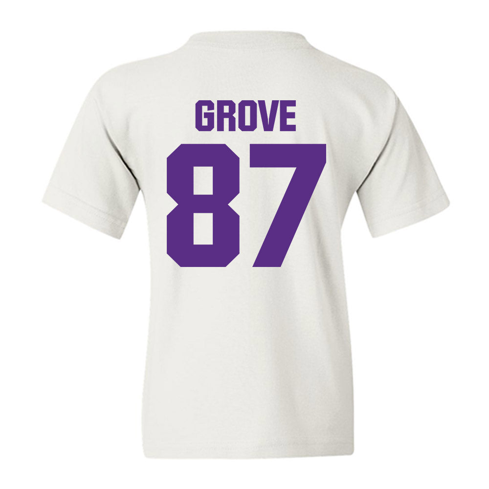 Northwestern - NCAA Football : Carson Grove - Sports Shersey Youth T-Shirt-1