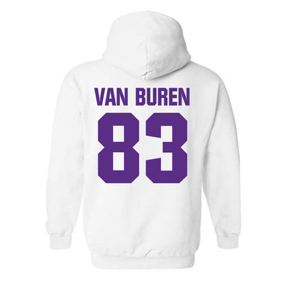 Northwestern - NCAA Football : Blake Van Buren - Sports Shersey Hooded Sweatshirt