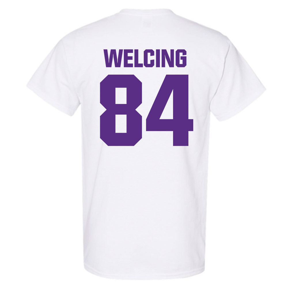 Northwestern - NCAA Football : Hunter Welcing - Sports Shersey T-Shirt-1