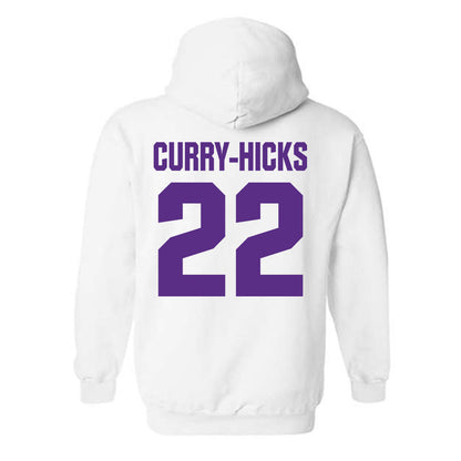 Northwestern - NCAA Football : Terrion Curry-Hicks - Sports Shersey Hooded Sweatshirt
