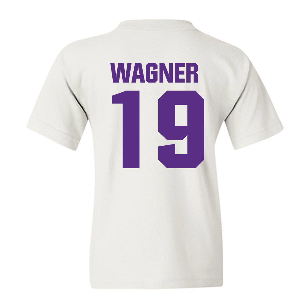Northwestern - NCAA Football : Drew Wagner - Sports Shersey Youth T-Shirt-1