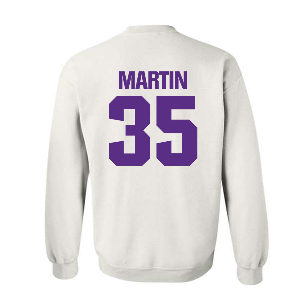 Northwestern - NCAA Football : Sean Martin - Sports Shersey Crewneck Sweatshirt-1