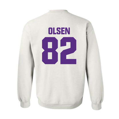 Northwestern - NCAA Football : Jack Olsen - Sports Shersey Crewneck Sweatshirt