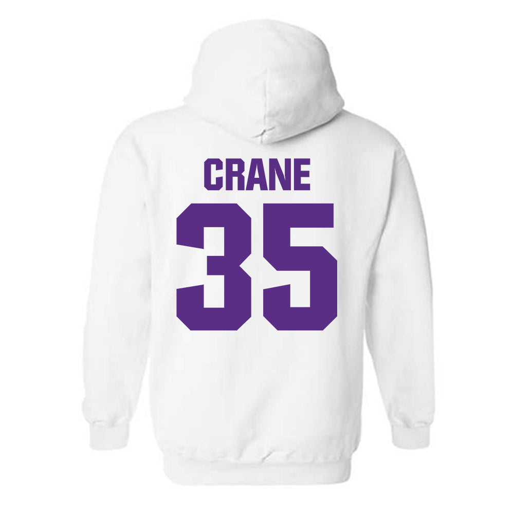 Northwestern - NCAA Football : Tate Crane - Sports Shersey Hooded Sweatshirt-1