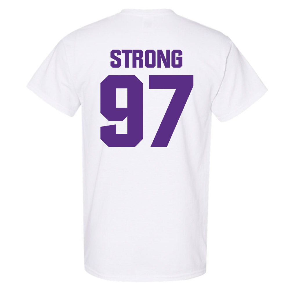 Northwestern - NCAA Football : Braxton Strong - Sports Shersey T-Shirt-1