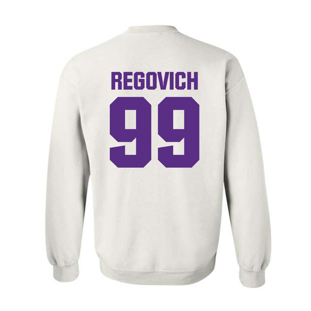 Northwestern - NCAA Football : Troy Regovich - Sports Shersey Crewneck Sweatshirt-1