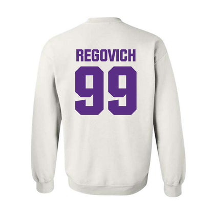 Northwestern - NCAA Football : Troy Regovich - Sports Shersey Crewneck Sweatshirt-1