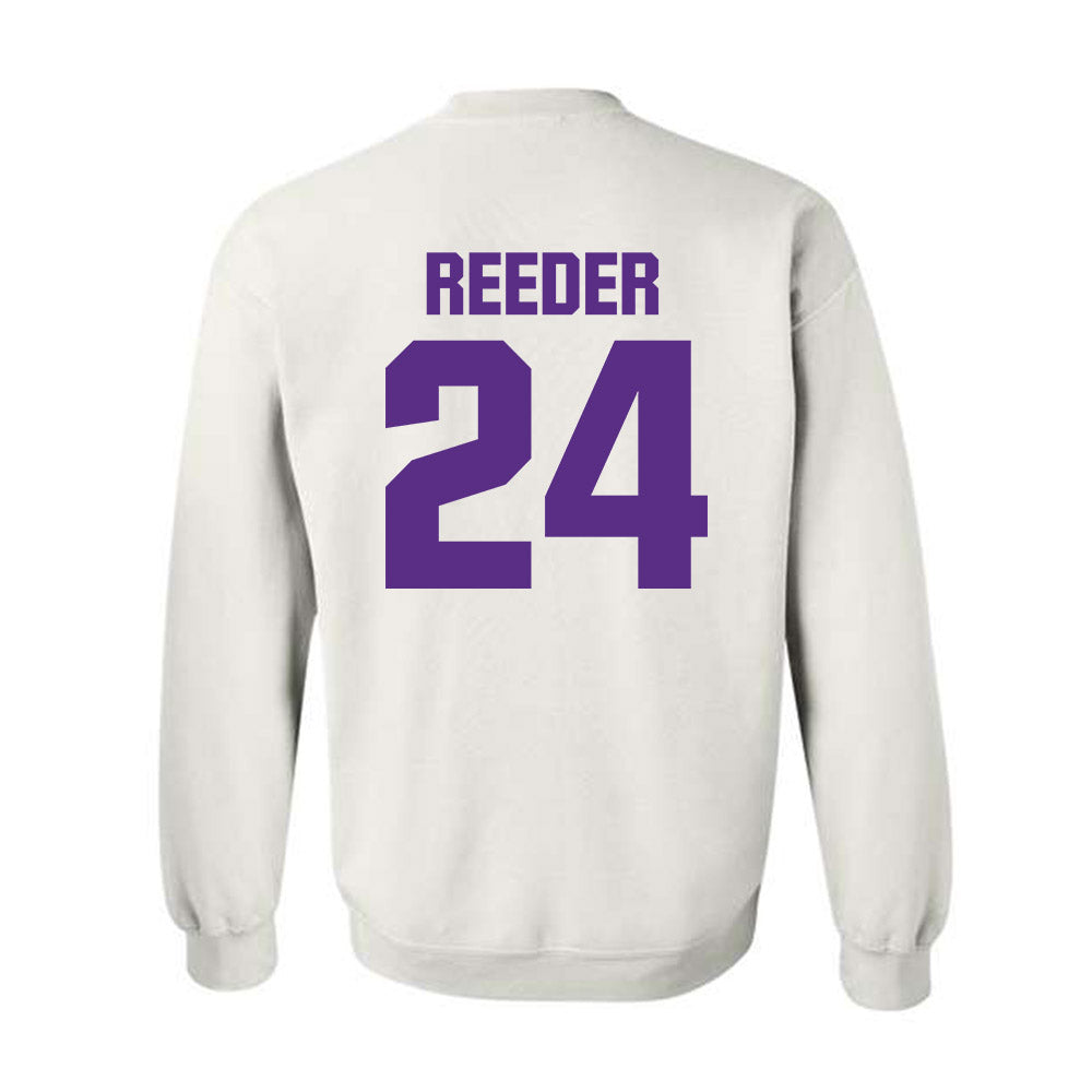 Northwestern - NCAA Football : Dashun Reeder - Sports Shersey Crewneck Sweatshirt-1