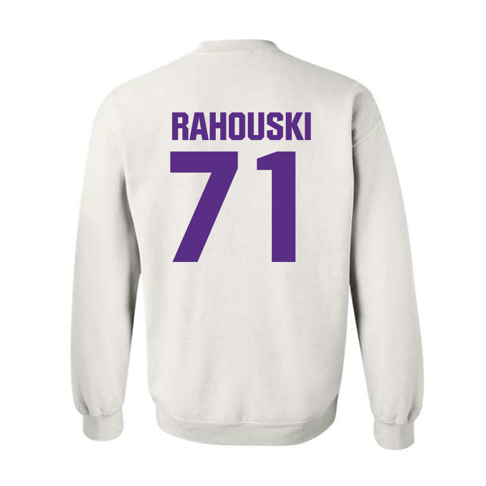 Northwestern - NCAA Football : Dennis Rahouski - Sports Shersey Crewneck Sweatshirt-1