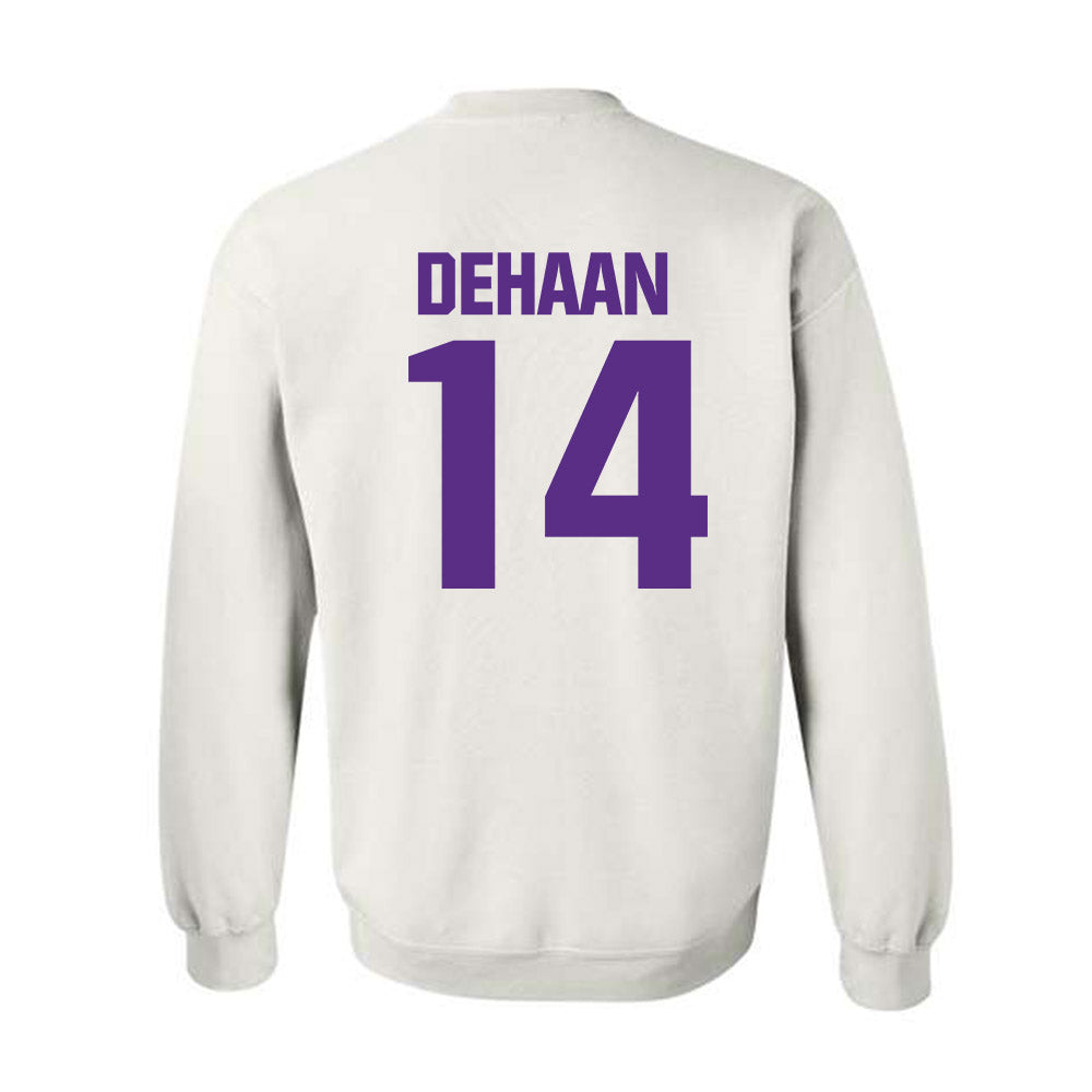 Northwestern - NCAA Football : Joe DeHaan - Sports Shersey Crewneck Sweatshirt