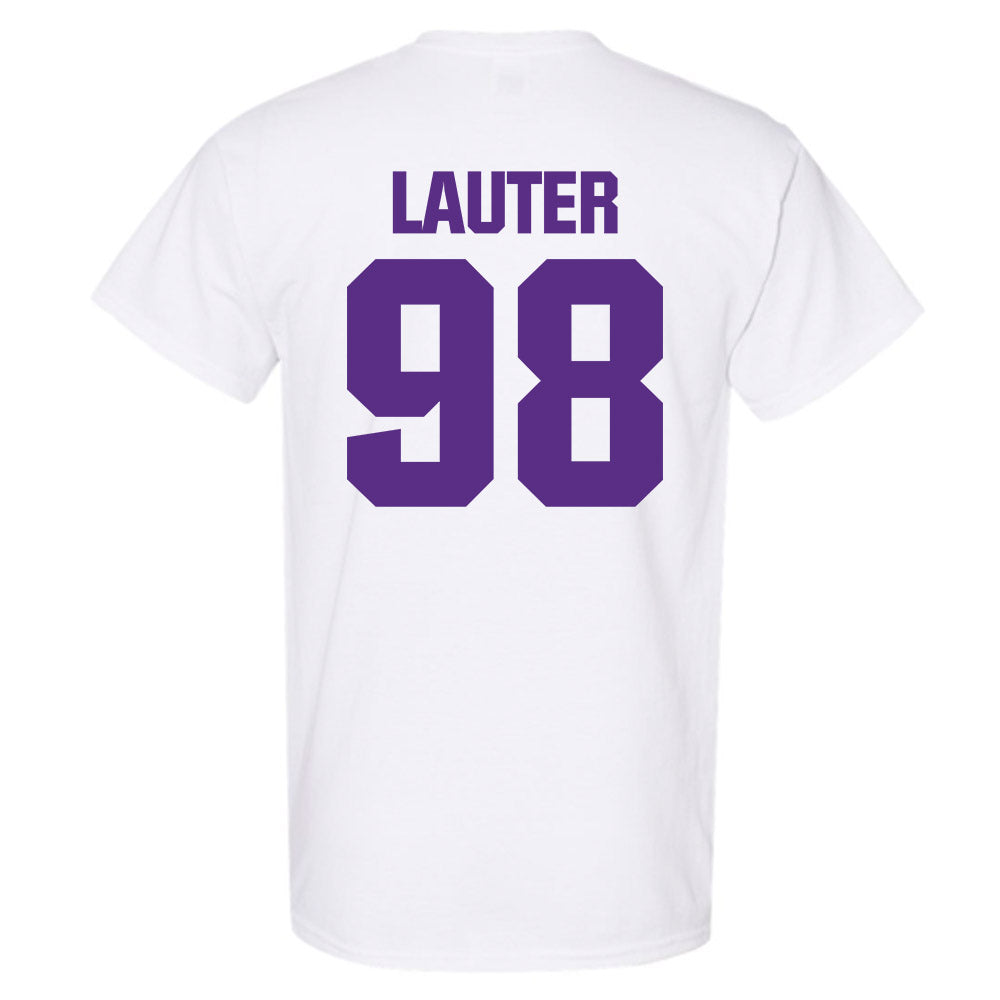 Northwestern - NCAA Football : Landon Lauter - Sports Shersey T-Shirt-1