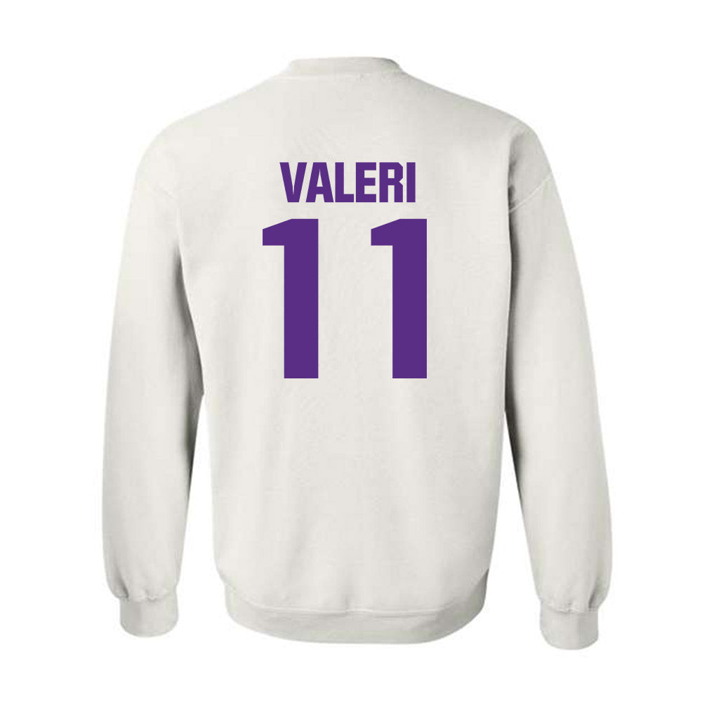 Northwestern - NCAA Football : Seth Valeri - Sports Shersey Crewneck Sweatshirt-1