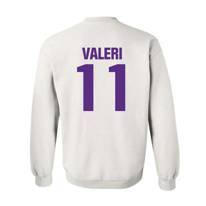 Northwestern - NCAA Football : Seth Valeri - Sports Shersey Crewneck Sweatshirt-1