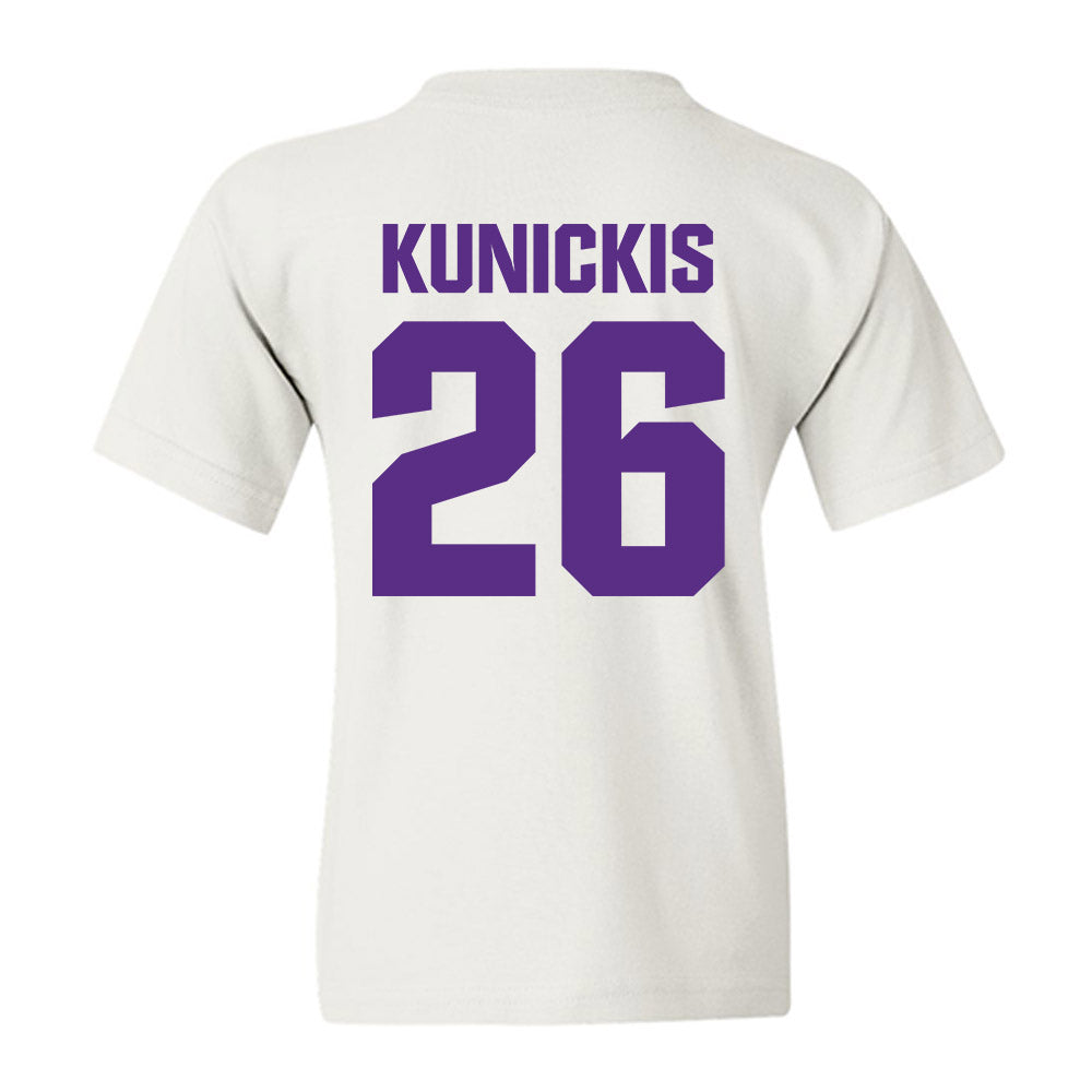 Northwestern - NCAA Football : Albert Kunickis - Sports Shersey Youth T-Shirt-1