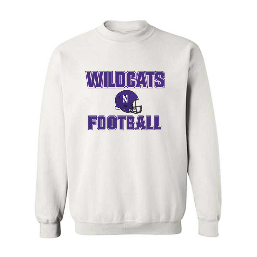 Northwestern - NCAA Football : Richie Hagarty - Sports Shersey Crewneck Sweatshirt